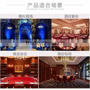 Wholesale China Factory Tempered Glass Top Banquet Table With Stainless Steel Base thumbnail-5