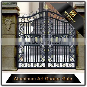 Home&Garden Decoration Powder Coated Cast Aluminum Exterior Villa Door thumbnail-1