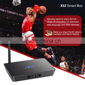 Latest Amlogic S912 64bit Octa-core 2G 16G X92 S912 Android 6.0 Marshmallow tv Box thumbnail-3