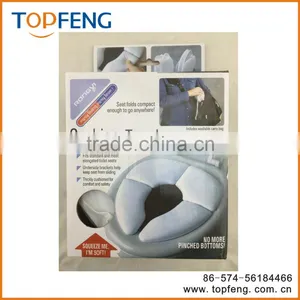 Cushion Traveler/Folding Padded Potty Seat/Cushion Toilet Seat thumbnail-1