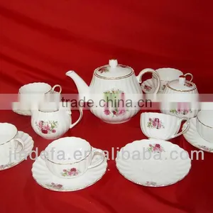 Porcelain/ceramic Tea Coffee Set 24pcs /17pcs/ 15pcs thumbnail-1