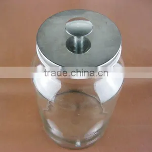 Glass Storage Jars With Lid / Glass Food Jar thumbnail-2