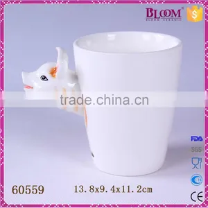 Cute Animal Pig Designs 3d Ceramic Coffee Mug thumbnail-3
