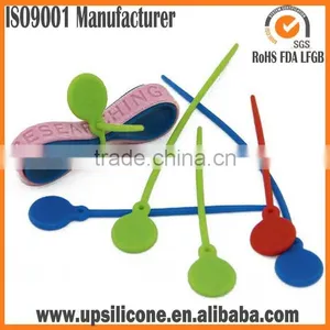 BPA Free Silicone Food Tie Wraps for Promotion thumbnail-1