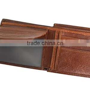 Minimal Leather Wallet Personalized Wallet RFID Blocking Leather With Card Holder Bussiness thumbnail-5