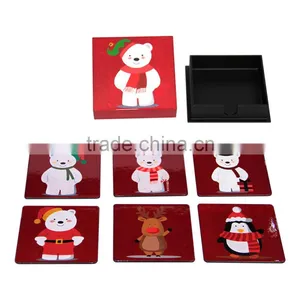 Lacquer Cup Coaster for Christmas Made in Vietnam thumbnail-1