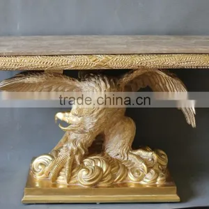 Victorian Reproduction Furniture Carved Eagle Console For Living Room Display thumbnail-2