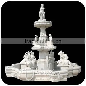 Marble Horse Fountain,stone Block Fountain VLF-N004S thumbnail-3