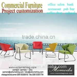 Professional Office Project Custom Made Modern Fashion Furniture Commercial Office Meeting Chair Bank VIP Room Chairs thumbnail-1