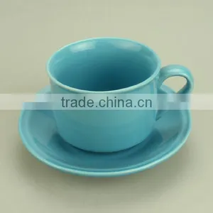 BT5087 Ceramic 200ml Color Nice Promotion Coffee Cup and Saucer thumbnail-1