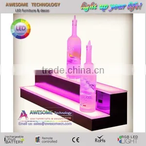 2 Tiers Bottle Display Racks With Led for Sale thumbnail-1