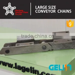 BWJ Heat Treatment Alloy Steel Industrial Apron Feeder Conveyor Chain thumbnail-4
