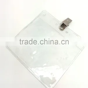 ID Badge Holder With Metal Clip, Name Tag Holder, ID Card Holder With Clip thumbnail-3