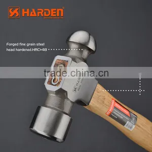 Professional 450g Ball Peen Hammer With Wood Handle thumbnail-2