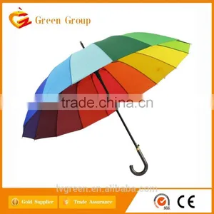 Metal Golf Umbrella For Bright Colorful in China thumbnail-6