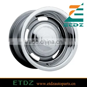 15X5.5 Silver Rallye Steel Wheels Rims thumbnail-1