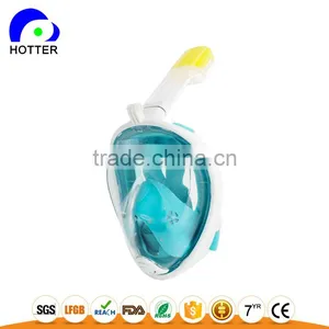 New Premium Easy Breath Snorkel Mask Full Face 180 Degree Snorkel Mask thumbnail-2