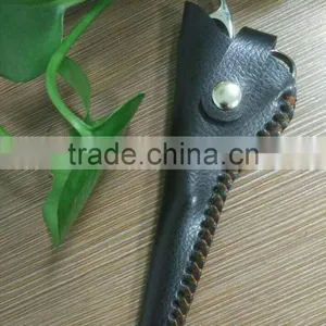 QJ-CP22 Professional Real Leather Hair Shears Sleeves Hairdressing Scissor Pouches Holster thumbnail-1