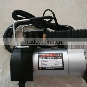 DC 12V Single Cylinder Metal Auto Air Compressor Car Tire Air Pump thumbnail-3