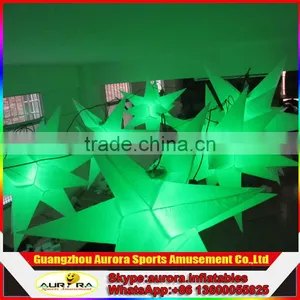 Custom Make Inflatable LED Stars Colorful Wedding Celebration Lighting Inflatable Star thumbnail-2