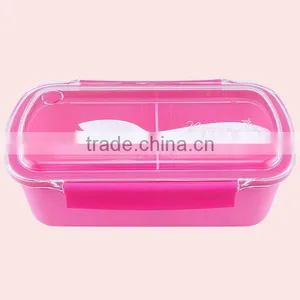 2016 Wholesale Plastic Bento Box With Soup thumbnail-3