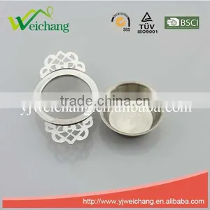 WCA292 Tea Strainer Steeper Infuser Extra-fine Mesh With Tray Flower Shape Best for Infusing thumbnail-1