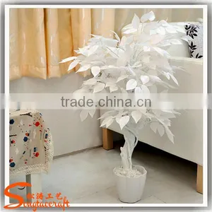 Lower Price Plastic Landscaping White Ficus Tree For Indoor Wedding thumbnail-1