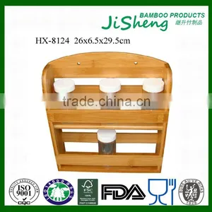 Best Selling Kitchen Bamboo Spice Rack Organizer thumbnail-1