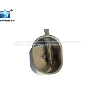 Stainless Steel Oval Drinking Water Bowl for Pig thumbnail-1