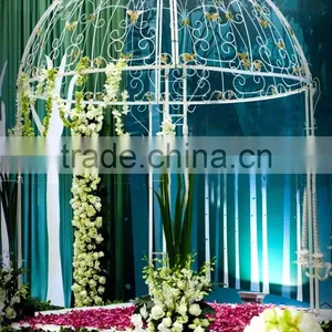 Iron Wedding/birthday/party /festival Flowers &wreaths Type Engraved Door Pavilion Mandap thumbnail-1