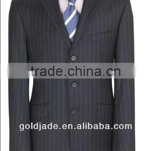 2014 Latest Fashion Man Suit Design Men Blazer Striped Men Suit thumbnail-1