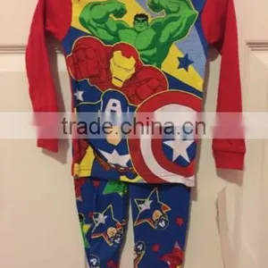 Boutique Baby Sleepwear Printing 2017new Arrival Long Sleeve Cotton Family Christmas Pajamas for Children Cheap Summer Pajamas thumbnail-1
