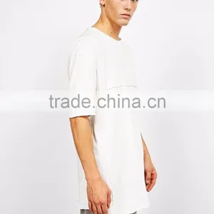 MGOO 2017 OEM Plus Size American Apparel Newest Fashion Plain White T-shirt Custom Cotton Street Style thumbnail-2