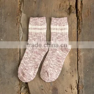 Zm334454a Import Cheap Wholesale Winter Thick Socks Simple Knit Socks for Women thumbnail-6