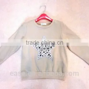 Star Embroidery Children Cotton Sweatshirt thumbnail-1