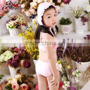 S13724A Popular Swimwear Wholesale Last Design for Kids Bikini Swimwear 2016 thumbnail-2