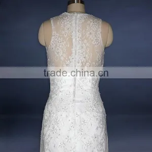 Fancy Fashional Bride Lace Wedding Dresses thumbnail-5