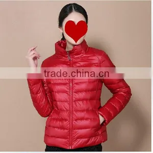 Slim Style Ladies Duck Sex Ultra Thin Foldable Down Jacket thumbnail-1
