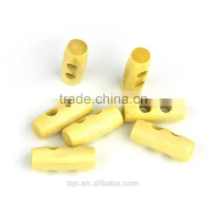 50Pcs/bag 25mm Custom Natural Wood Toggle Horn Buttons For Coat thumbnail-4
