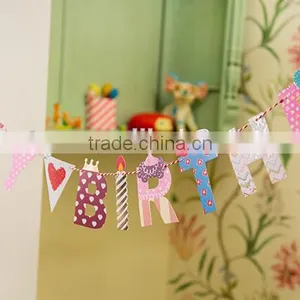 Hot Selling Party Decoration Bunting Flag/ Birthday Pennant thumbnail-4