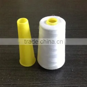 HOT SALE CHEAP 5000YDS BLEACH WHITE 50S/2 POLYESTER SEWING THREAD thumbnail-1