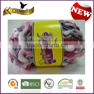Top Quality Super Soft Felling Fancy Yarn for Hand Knitting Made in China thumbnail-1