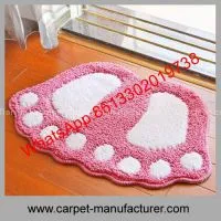 Modern Home Loop Tile Plain Floor Wool Carpet With Pvc Backing thumbnail-2