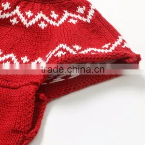 B22240A Baby Wool Knitted Dress Stylish Baby Girls Autumn Knitting Dress thumbnail-5