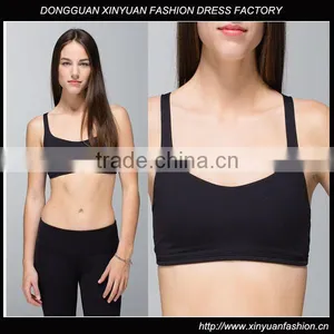 Open Back Lightweight Mesh Yoga Sports Bra thumbnail-1