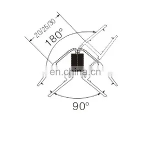 PVC Magnetic Shower Door Seal for 90 and 180 Degree Glass Doors thumbnail-2