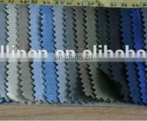 100% Pure Linen Fabrics in Dyeing Colors/solid Colors in High Quality thumbnail-1