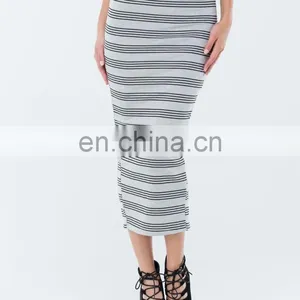 2015 New Trend Maxi Beautiful Girl Striped Skirt Sexy Skirt Sex Pics thumbnail-3