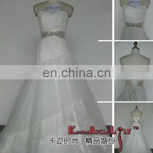 EB1273 Impire Wedding Dress With Bowknot Wedding Gown thumbnail-1