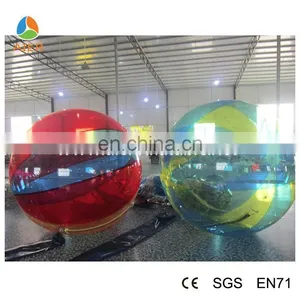 Inflatable Floating Walking Ball, Transparent n Color Floating Water Ball, Rainbow Floating Water Ball thumbnail-4